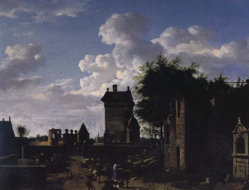 Jan van der Heyden Imagine in the cities and towns the Arc de Triomphe China oil painting art